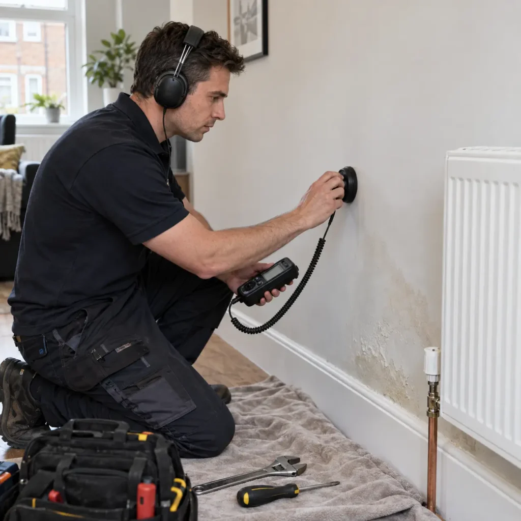 How to Find a Water Leak Behind Walls and Floors